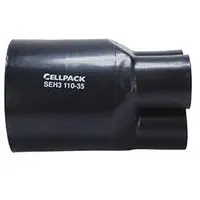 Cellpack Warmschrumpf-Aufteilkappe SEH5/65-15/schwarz