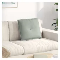 vidaXL Rückenkissen 50 x 45 cm grau 1-tlg.