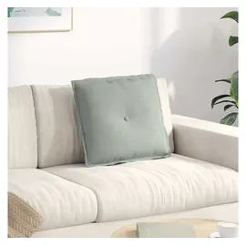 vidaXL Rückenkissen 50 x 45 cm grau 1-tlg.