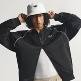 adidas SST ADICOLOR CLASSICS LOOSE TRACK TOP - Black / White - XS