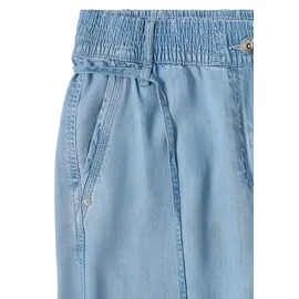 Cecil Stoffhose High Waist Blau XXL