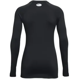 Under Armour ColdGear Authentics langarm Sportshirt Damen 001 black/white M