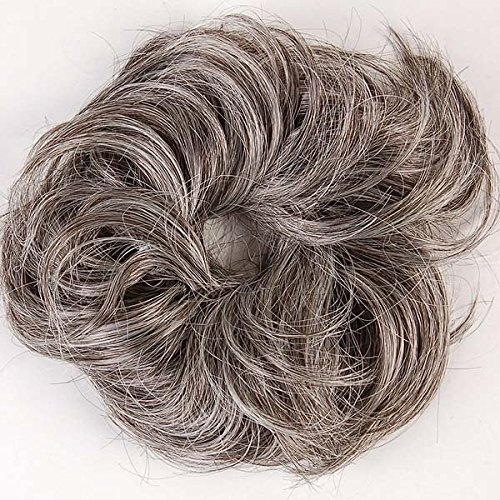 Solida Bel Hair Fashionring Kerstin - Grau Gesträhnt