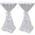 vidaXL Stehtischhusse Weiß 70 cm 2er Set