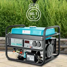 Könner & Söhnen KS 3000E Stromerzeuger Generator Benzin Notstromaggregat 3000 Watt mit E-Start