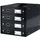 Leitz Schubladenbox Click & Store 28,6 x 28,2 x 35,8 cm 4-tlg. schwarz