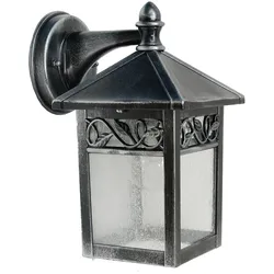 Winchcombe Outdoor Wandleuchte schwarz, silber Garden Zone GZH-WC2