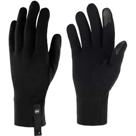 Buff Merino Midweight Handschuhe Schwarz XL