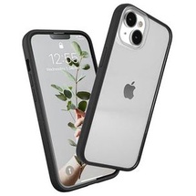 Woodcessories Clear Case iPhone 13, iPhone 14), Smartphone Hülle, schwarz