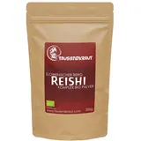 Bio Vitalpilz Pulver - Reishi - Hericium - Cordyceps - Shiitake - EU Herstellung - Premium Qualität von Tausendkraut - 200g bis 500g (200 g, Reishi 200g)