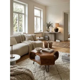 KADIMA DESIGN Braun Sheesham 55 x 38 x 55 cm