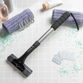 InnovaGoods Körperrasierer mit ausziehbarem Aluminiumgriff + 3 Klingen