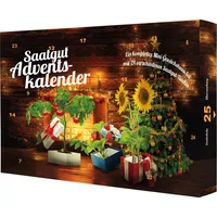 Annastore Adventskalender - 24 Samen & komplettes Gewächshaus "Kamin"