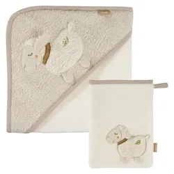 fehn® Bade-Set Schaf NATUR