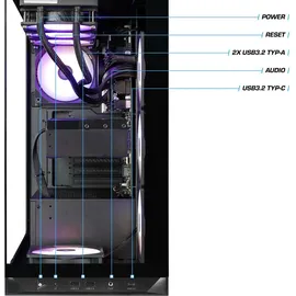 Kiebel Invader IX (AMD Ryzen 7 9800X3D, 32 GB, GeForce RTX 5080), PC