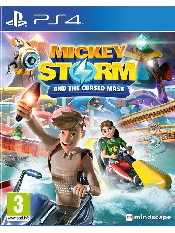 Mickey Storm and the Cursed Mask - Sony PlayStation 4 - Platformer - PEGI 3