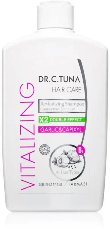 Farmasi Dr. C. Tuna Garlic & Capixyl erneuerndes Shampoo für sanfte und beschädigtes Haare 500 ml