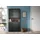 WELLTIME Stauraumschrank FLORENZ 90 x 30 x 185 cm Grau/Schwarz