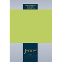 JANINE Topper-Spannbetttuch 5001 Jersey 90 x 200 - 100 x 220 cm apfelgrün