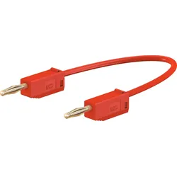 Stäubli Electrical Connectors Stäubli LK205, Messleitung, Rot, PVC, Bananensteck