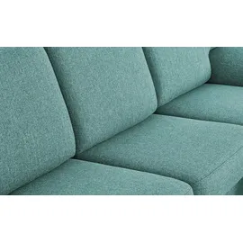 Smart Ecksofa Valencia ¦ türkis/petrol ¦ Maße (cm): B: H: 90 T: 173.0