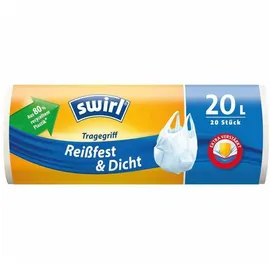 Swirl Müllbeutel Mit Tragegriff 20 L 20 Stück Müllbeutel