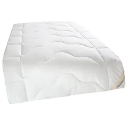 Kunstfaserbettdecke BE FAIR LIFE "Tencel KbA", beige (natur), B:200cm L:200cm, Bezug: 100% Baumwolle, Bettdecken