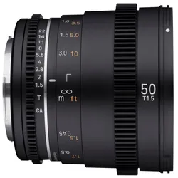 SAMYANG 50mm T1.5 VDLSR MK2 Canon RF (Manual Focus)
