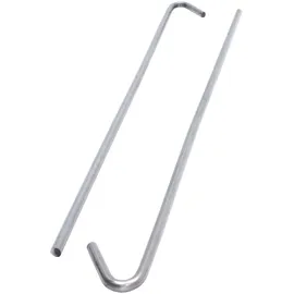 PROTEKTOR Abhängedraht mit Haken 250mm Stahl Silber, Deckenabhängung