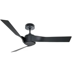 Deckenventilator Eco Revolution - Lack Matt Nachtschwarz / 3 Flügel Matt Nachtschwarz