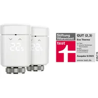 Eve Thermo 2020 Heizkörperthermostat, Heizungssteuerung, 2er-Pack (10EBP1701-2X)