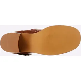 Heine Stiefelette in braun-leo | Gr.: 38