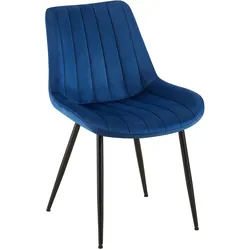CLP Stuhl Rahden Samt blau