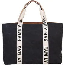 Childhome Family Bag Signature Canvas schwarz