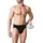 SCHIESSER Slip unifarben schwarz M 2er Pack