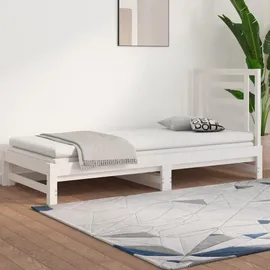 vidaXL Tagesbett 90 x 200 cm Weiß