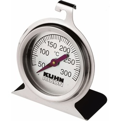 Kuhn Rikon Ofenthermometer, Thermometer + Hygrometer, Silber