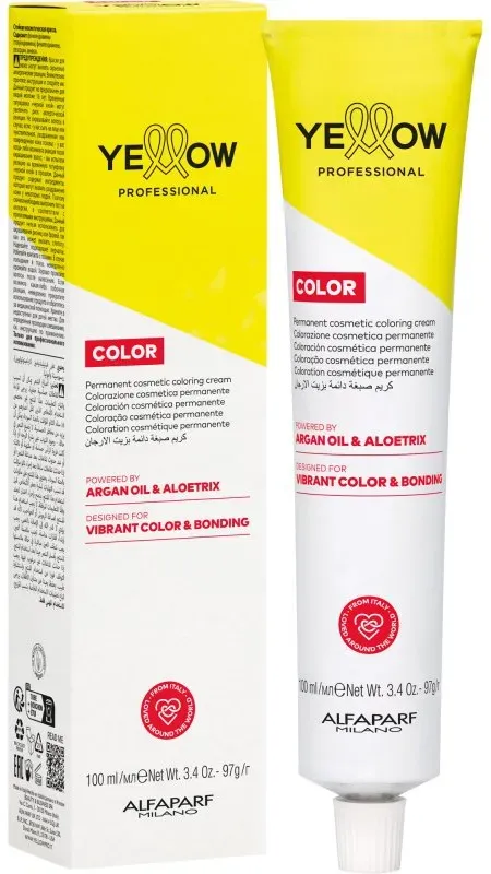 Yellow Professional Color Permanent Haarfarbe Dunkelblond Violett-Rot 6.26 100ml