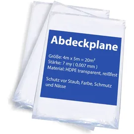 Vago-Tools Schutzplane Abdeckfolie 4 x 5 m