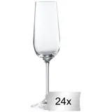 BOHEMIA SELECTION Sektgläser 24er Set SIMPLY, 190 ml - Glas - 24er Set