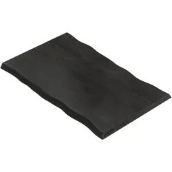 PERU | Gastro Tischplatte Baumkante | 180 x 90 cm | 6cm | Rechteckig | Schwarz