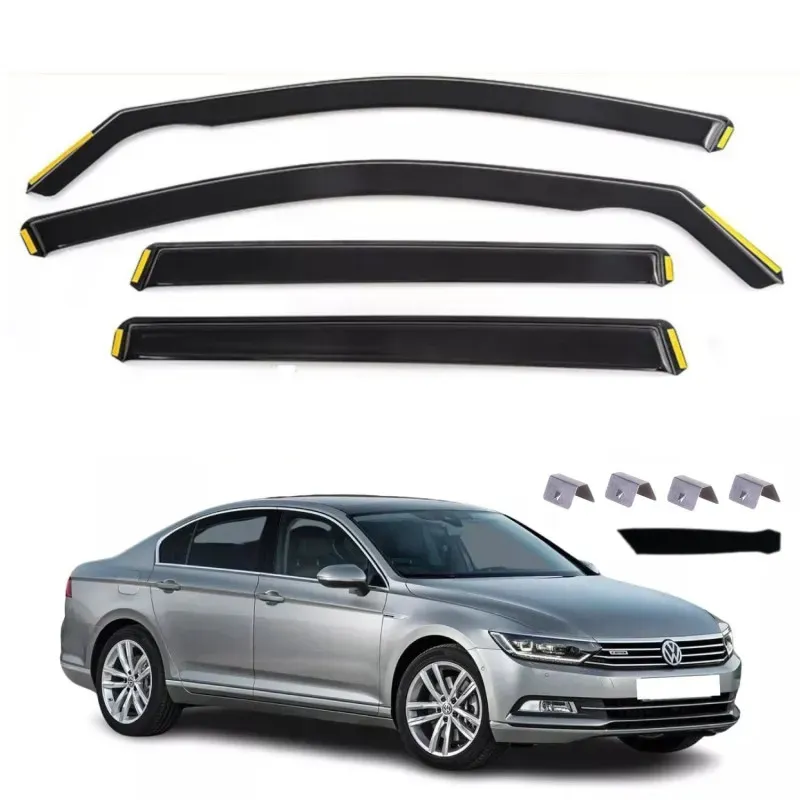 Satz mit 4 Windabweisern für PASSAT B8 4D Limousine ab 2015