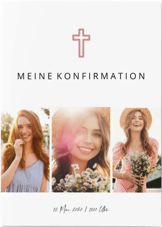 Konfirmation Einladungen selbst gestalten - Meine Konfirmation -  | Wunderkarten.de