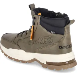 Dockers by Gerli Schnürstiefel Grün | Gr.: 44