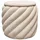 lookway Pouf 42 x 41 x 42 cm Beige