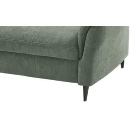 meinSofa Recamiere Mikrofaser 2-Sitzer Blau