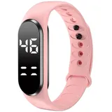 Digital Kinderuhr Armbanduhr Kinder Junge Mädchen Schrittzähler Kinder Digitaluhr Fitnessarmband Fitness Tracker Kinder Uhr Schlaftracker Fitnessuhr ohne App und Handy Wecker Wasserdicht Kalorien