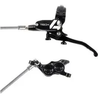 Hope tech 4 e4 disc break schwarzer geflochtener schlauch hinten