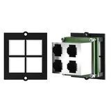 Bachmann Rahmen 4xTaster 4xRJ11