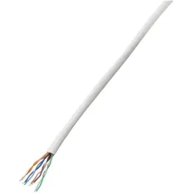 TRU Components Netzwerkkabel CAT 5e U/UTP 4 x 2 x 0.14 Mm2 Weiß 100 m